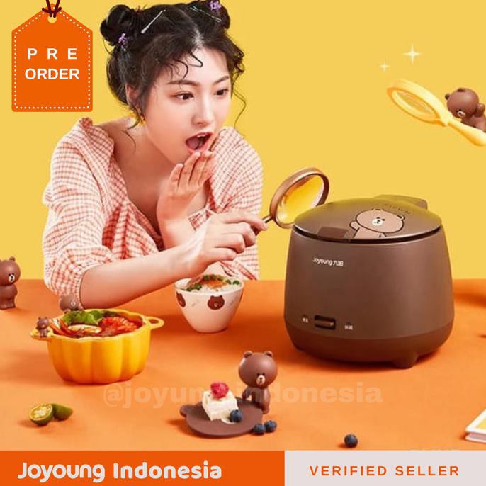 Jual Joyoung Line Friends Rice Cooker 1,5L Bear Brown And Sally Terbaru