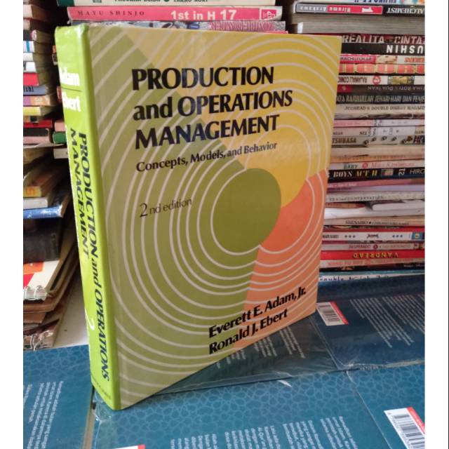 Jual ORIGINAL BUKU PRODUCTION AND OPERATIONS MANAGEMENT CONCEPTS MODELS ...