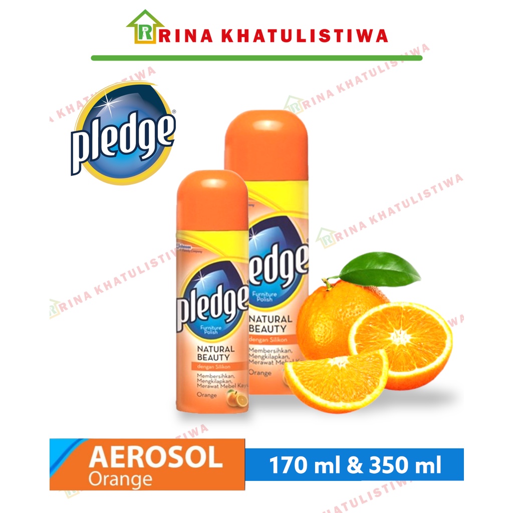 Jual Pledge Aerosol Orange Furniture Polish 170gr 350 gr | Shopee Indonesia