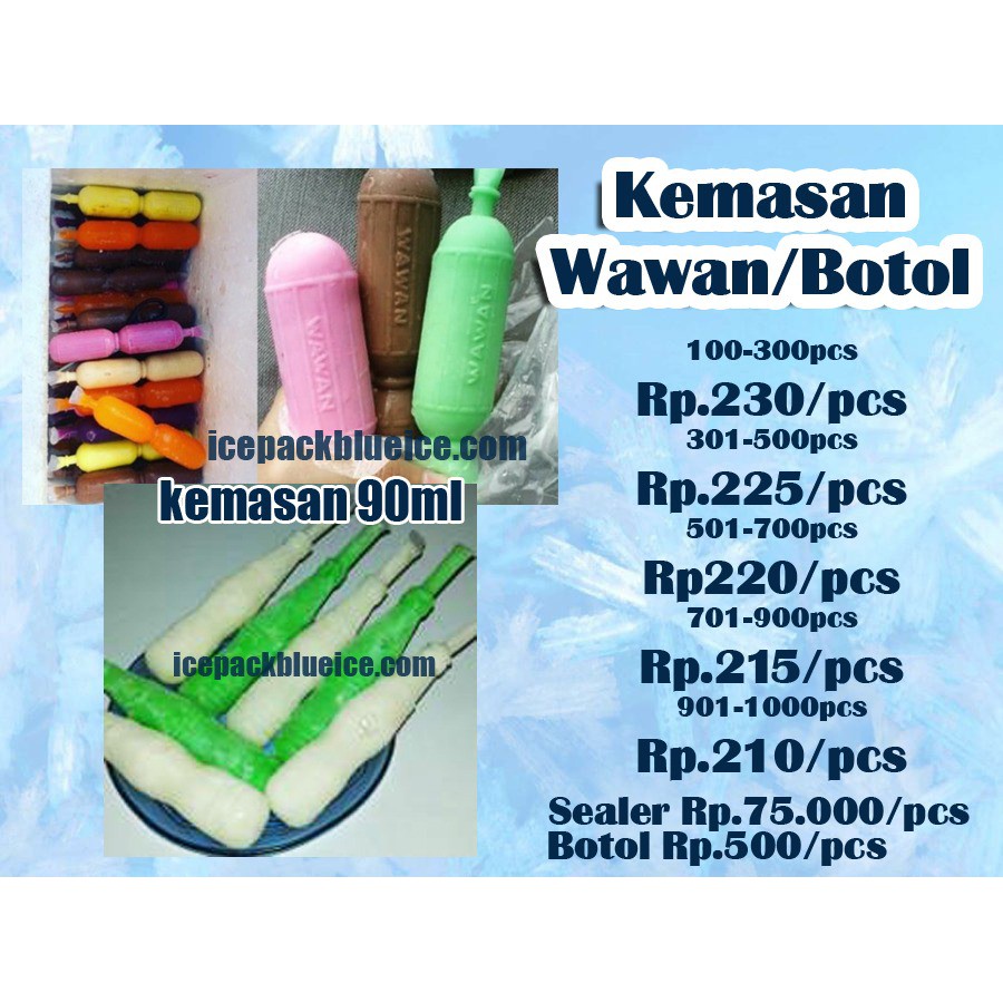 Jual KEMASAN ES WAWAN / PLASTIK ES / ES WAWAN / PLASTIK ES WAWAN / ISI