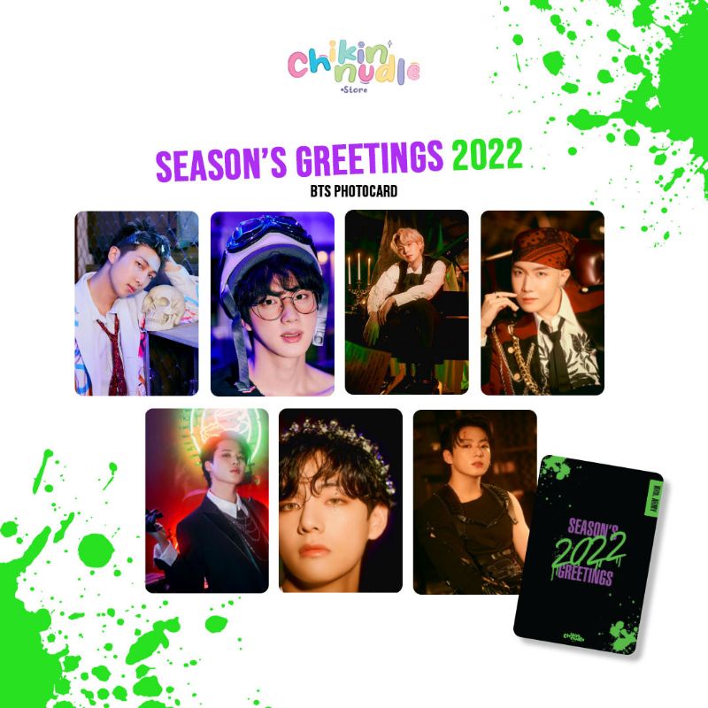 Jual BTS SEASON'S GREETING 2022 PHOTOCARD (UNOFFICIAL) Shopee Indonesia