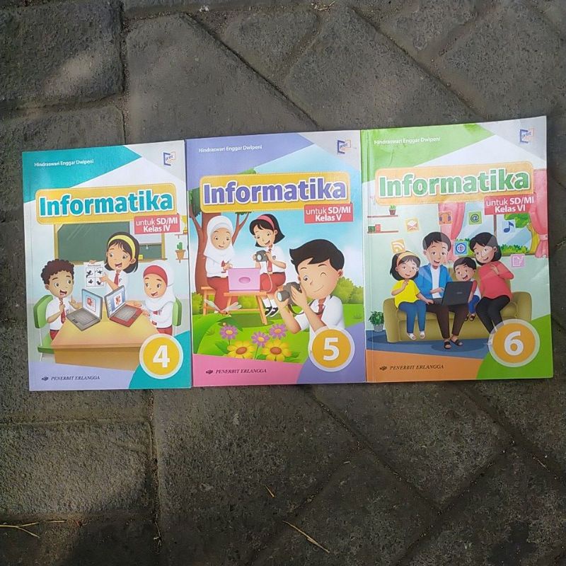 Jual INFORMATIKA Untuk Kelas 4 ,5 ,6 SD / MI / Bekas / Original ...