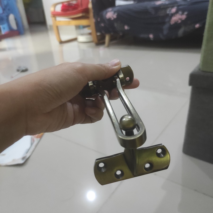 Jual Door Quard Slot Rantai Pengaman Pintu Rumah Tambahan Theft Clasp 