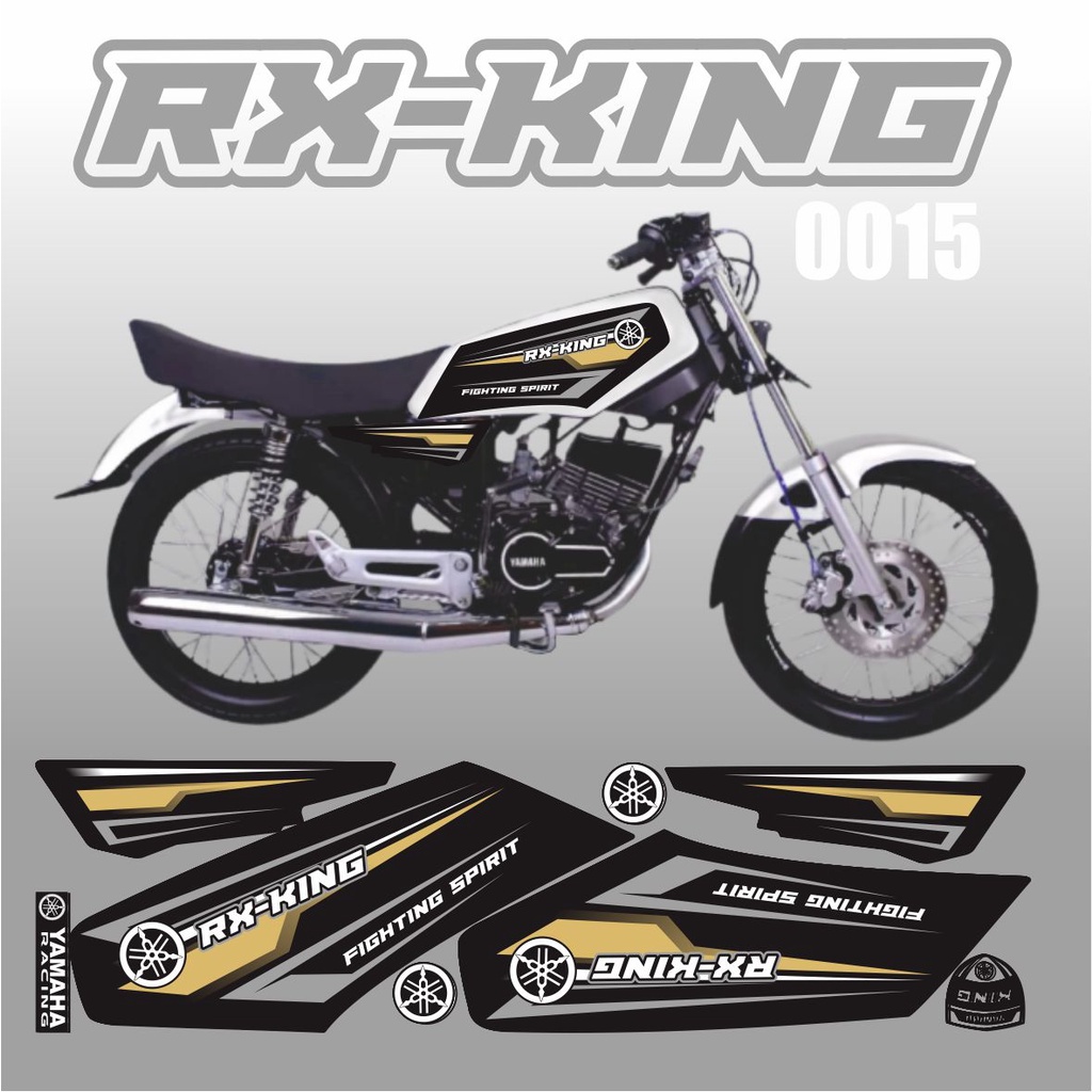 Jual STRIPING MOTOR YAMAHA RX KING VARIASI STICKER / YAMAHA RX KING ...