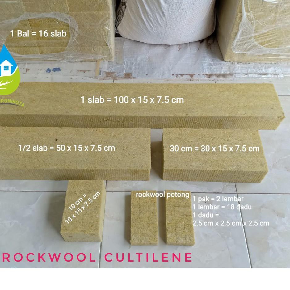 Jual 3.3 Year Sale TERLARIS!! rockwool potong isi 32 bj - rockwool dadu ...
