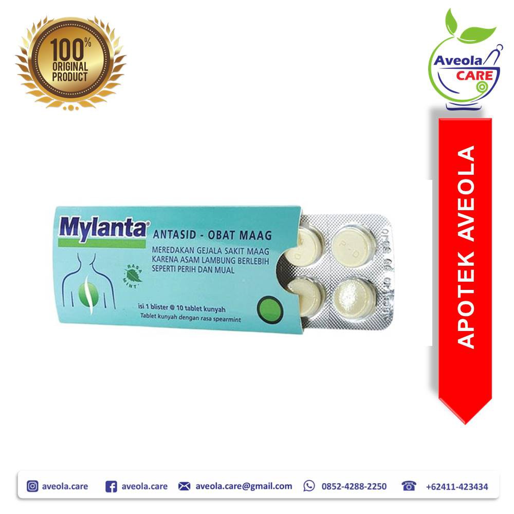 Jual Mylanta Isi 10 Tablet Shopee Indonesia