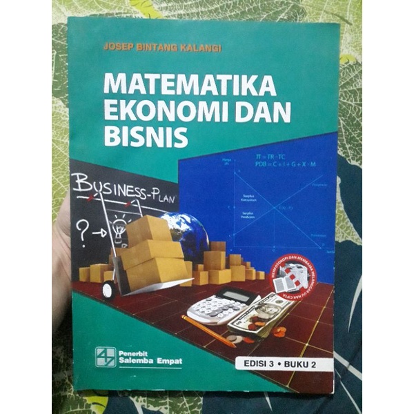 Jual Matematika Ekonomi Dan Bisnis/EDISI 3•BUKU 2 | Shopee Indonesia