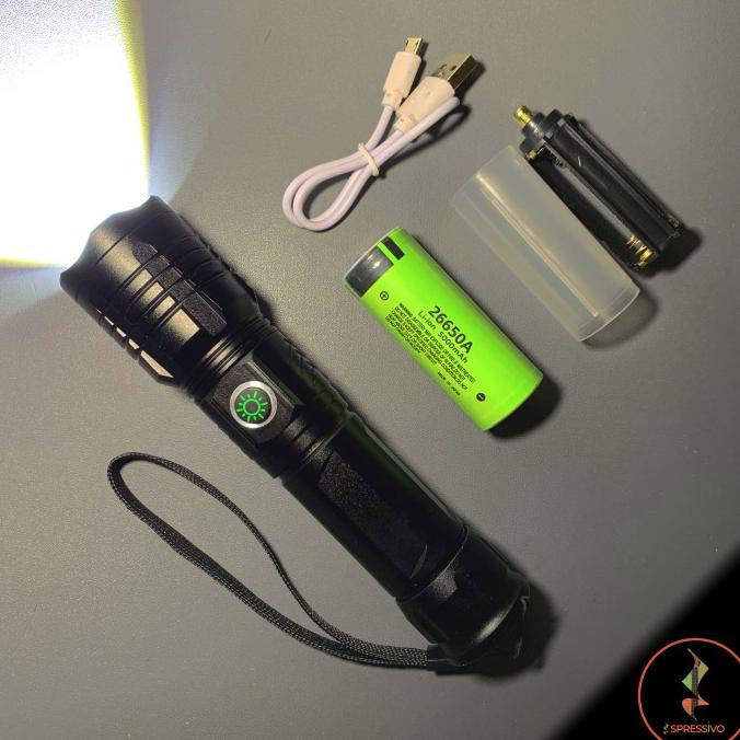 Jual Senter LED XHP 50 ultrafire Cree baterai 26650 rechargeable ...