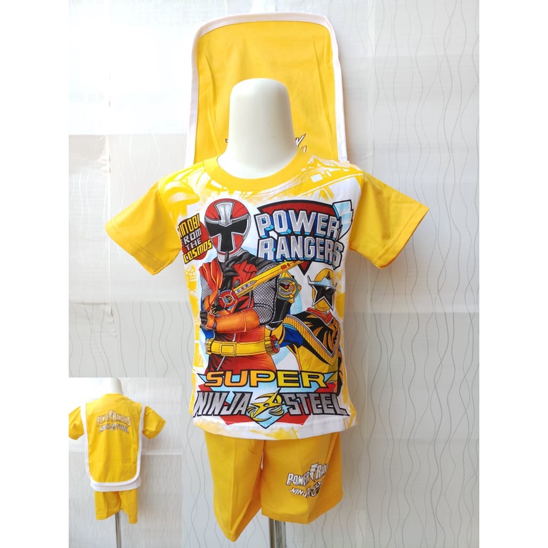 Jual Baju Sayap Anak Laki Laki motif power rangers / kaos sayap ...