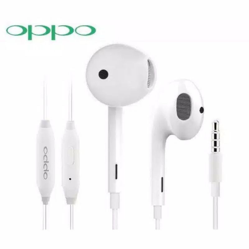 Jual Headset Oppo Handsfree Oppo R11 A5s A7 F3 F5 F7 F9 R17 F11