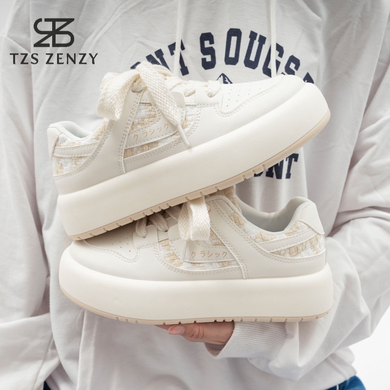 Jual TZS Zenzy Mocha Shoes - Sepatu Sneakers Wanita - Sepatu Kasual ...