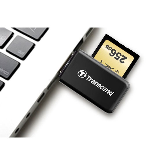 Jual CARD READER TRANSCEND RDF5 USB 3.0 ORIGINAL SUPPORT MICRO SD & SD ...