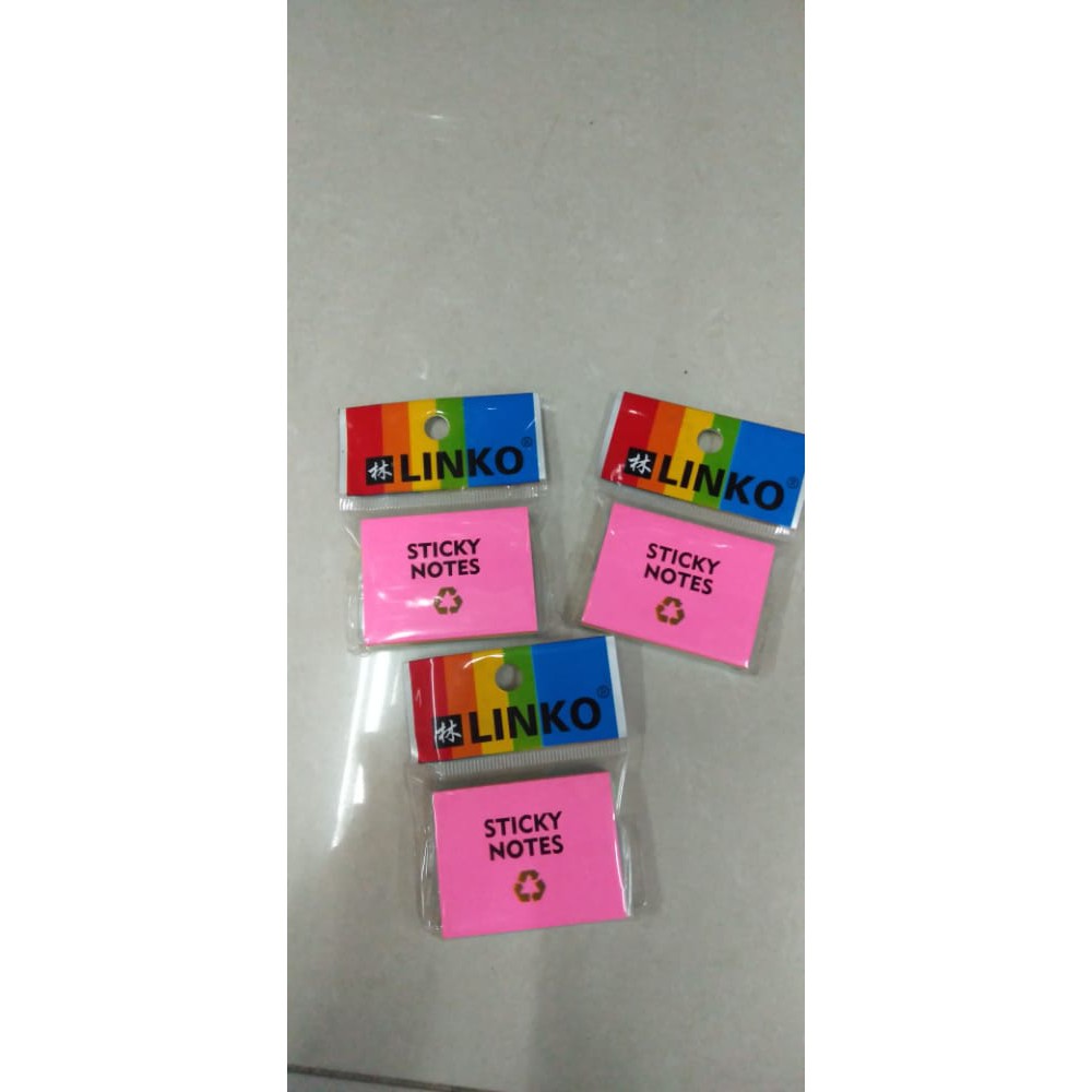 Jual LINKO POST-IT/STICKY NOTES 51x38 | Shopee Indonesia