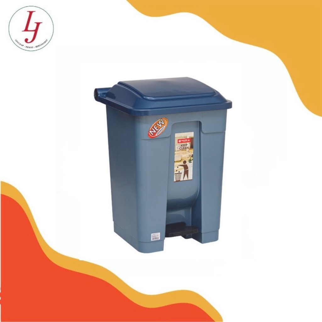 Jual Tempat Sampah Injak C 71 Gomi Dustbin 40 Litres With Pedal Lion Star Shopee Indonesia 0191