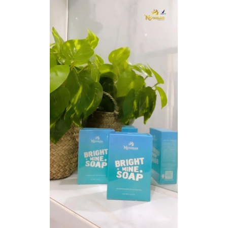 BRIGHT MINE SOAP NYOMAN SKINCARE MENCERAHKAN WAJAH