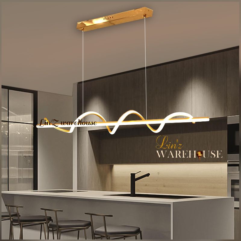 Jual Lampu gantung MODERN LED WAVE 3 COLOURS pendant light | Shopee ...
