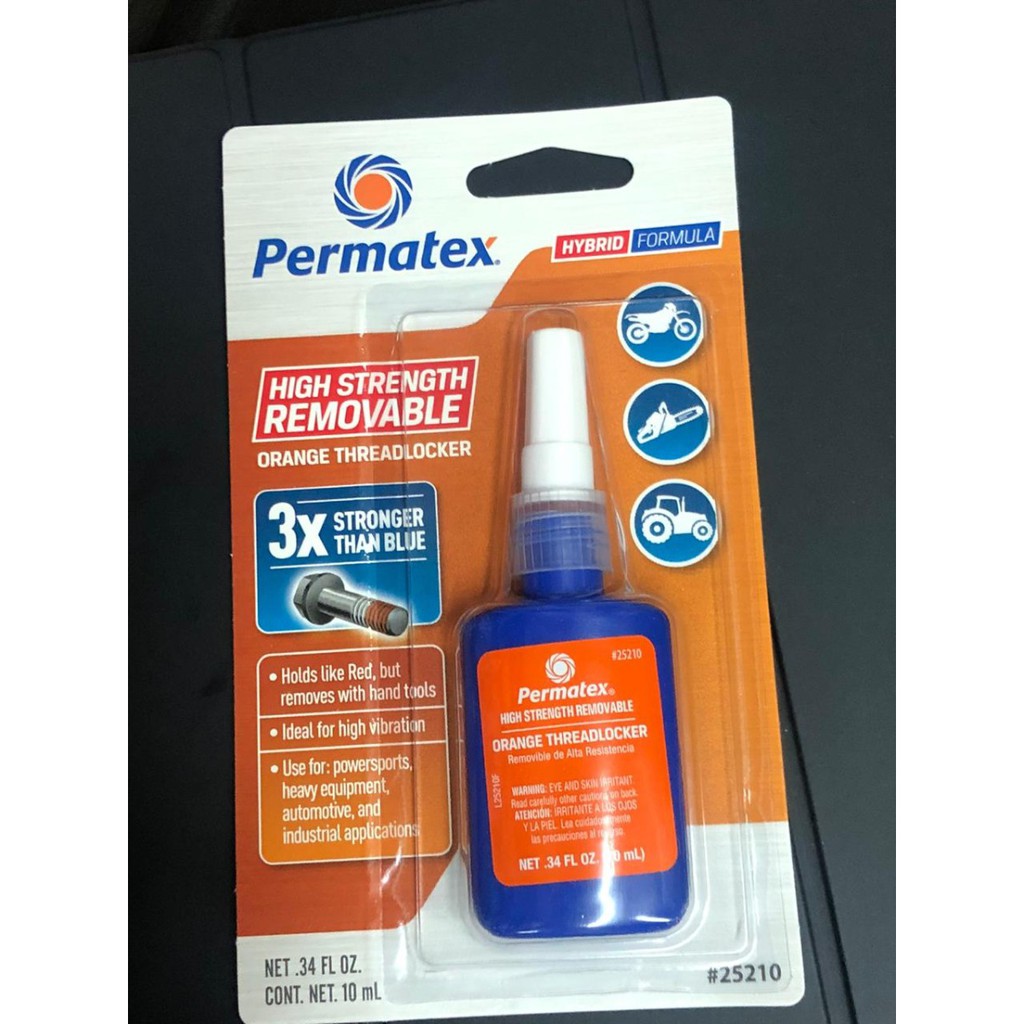 Jual Permatex High Strength Removable Threadlocker Orange Shopee Indonesia