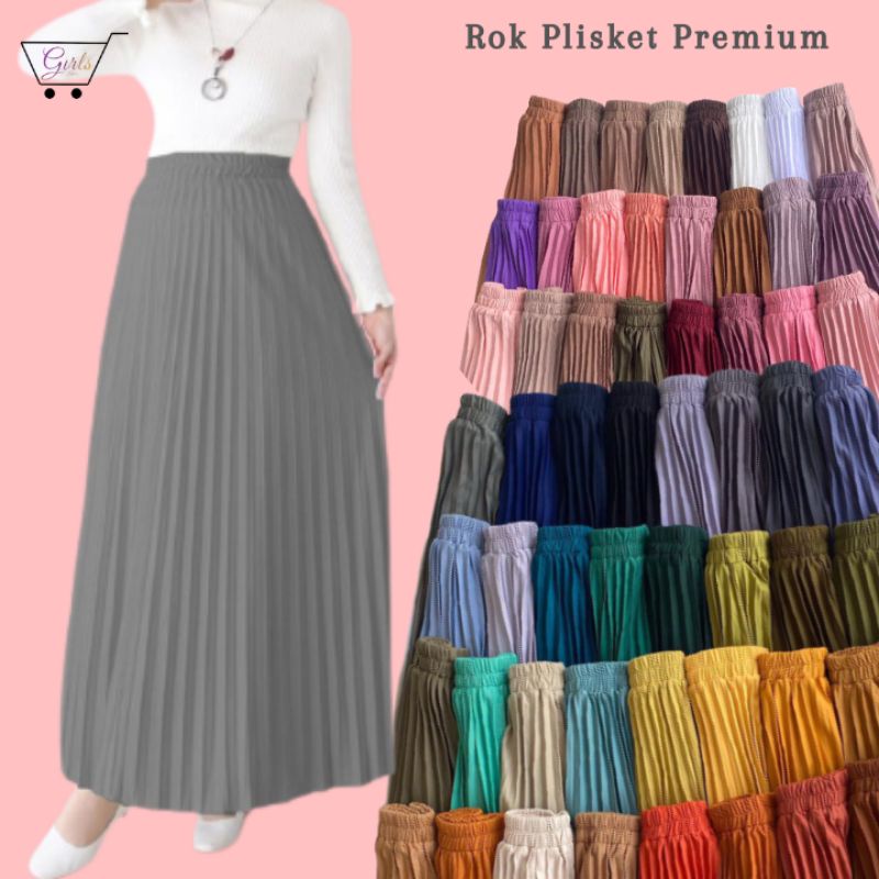 Jual Rok Plisket Rok Plisket Premium Jumbo M Fit Xxl 100 Original Rok Rempel Rok Plisket 4300