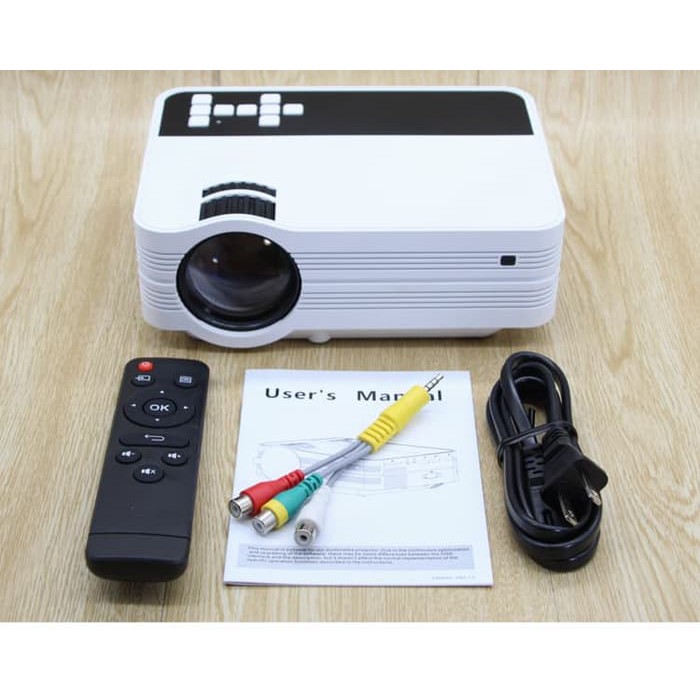 Jual Proyektor Terbaik Mini Projector UB-10 TV 1500 Lumens Built In TV ...