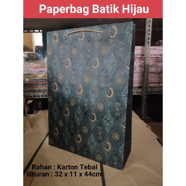 Jual Paperbag Batik / Paperbag 32 x 11 x 44 / Paperbag Kertas ...