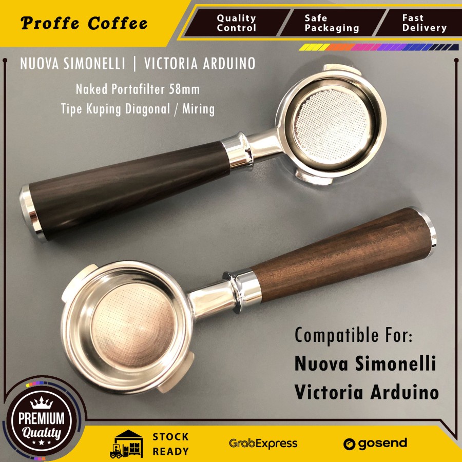 Jual Naked Portafilter Mm Nuova Simonelli Porta Filter Bottomless Mm Simoneli Portafilter