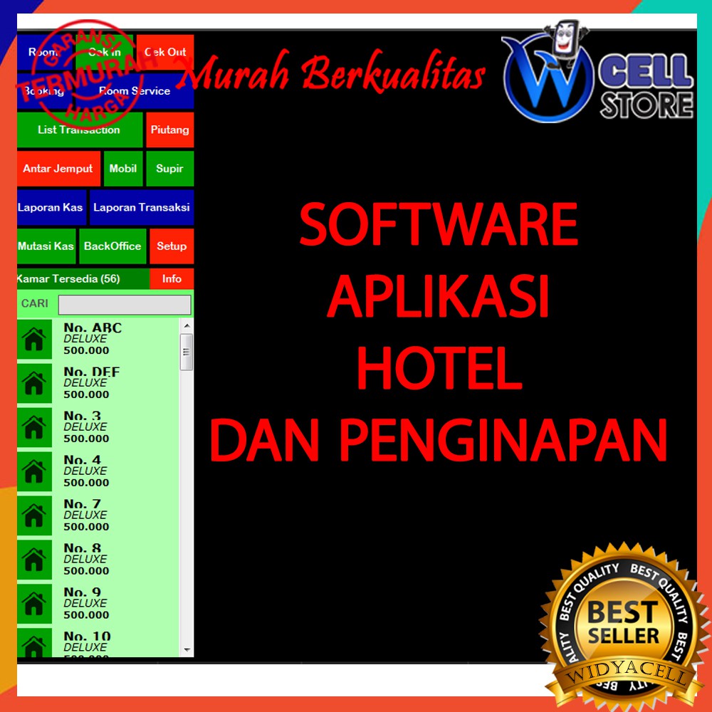 Jual [GRATIS ONGKIR] SOFTWARE / PROGRAM / APLIKASI HOTEL DAN PENGINAPAN ...