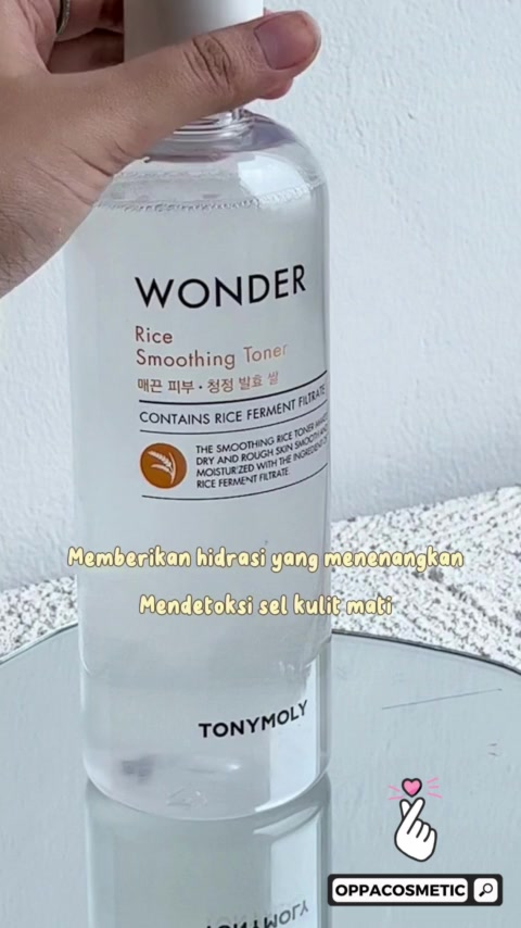 Jual Tony Moly Wonder Rice Smoothing Toner 500ml | Shopee Indonesia