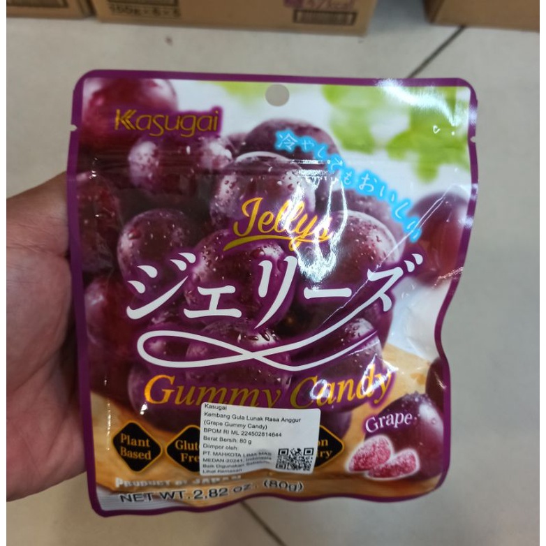 Jual Kasugai Permen Lunak Bentuk Jelly Rasa Peach Anggur 80g ( Japan ...