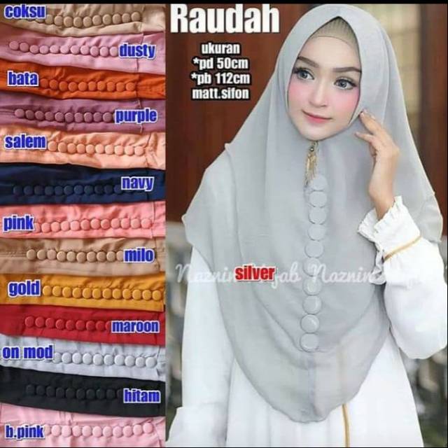 Jual Hijab Raudah | Shopee Indonesia