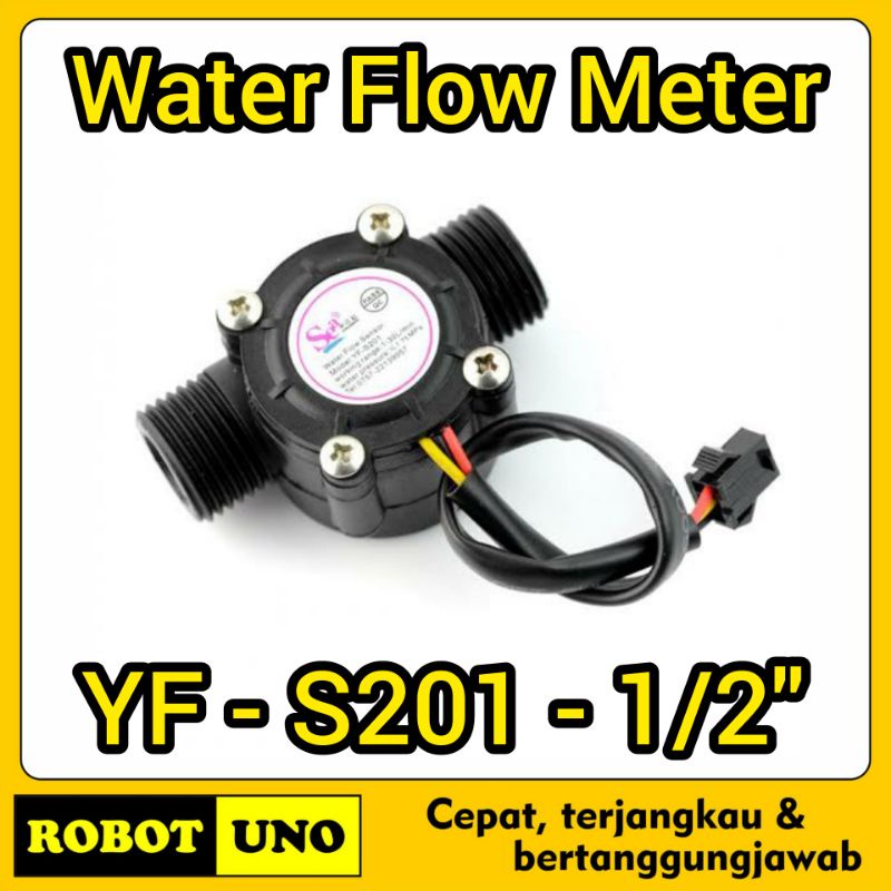 Jual Flow Meter 12 Water Flow Sensor Yf S201 Sensor Aliran Air Hall 12 Inch Shopee Indonesia 5456