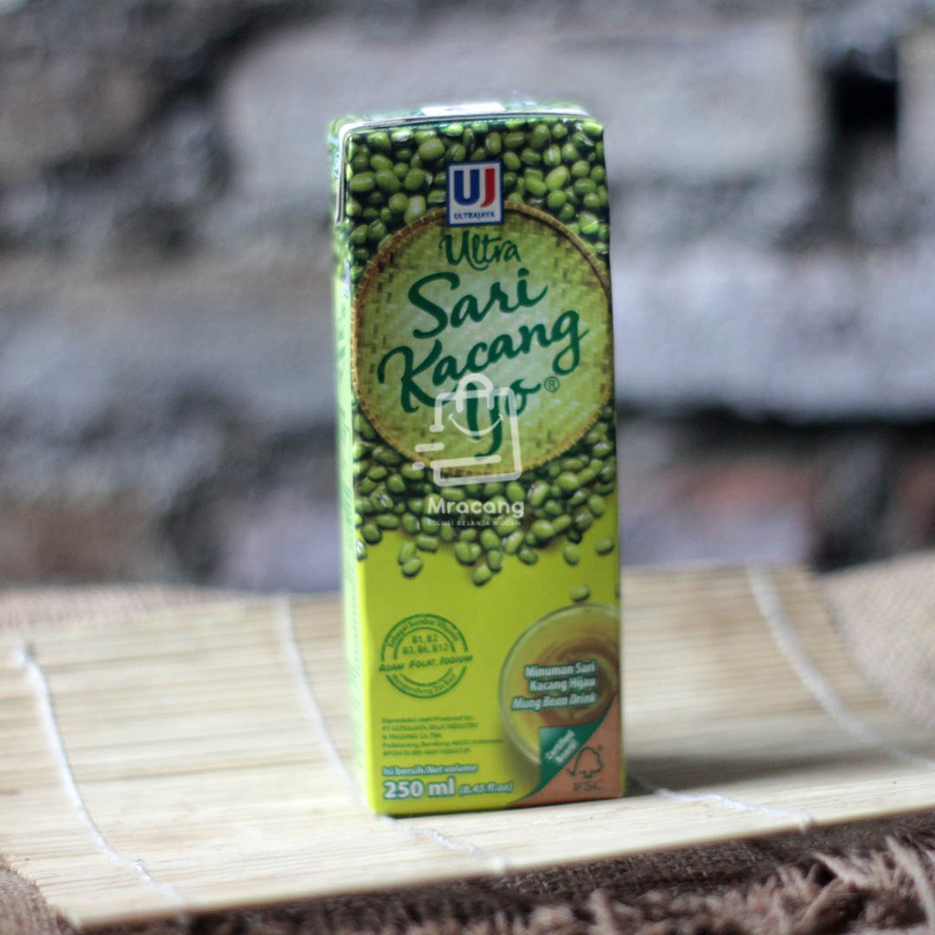 Jual Ultra Sari Kacang Hijau 250ml Shopee Indonesia