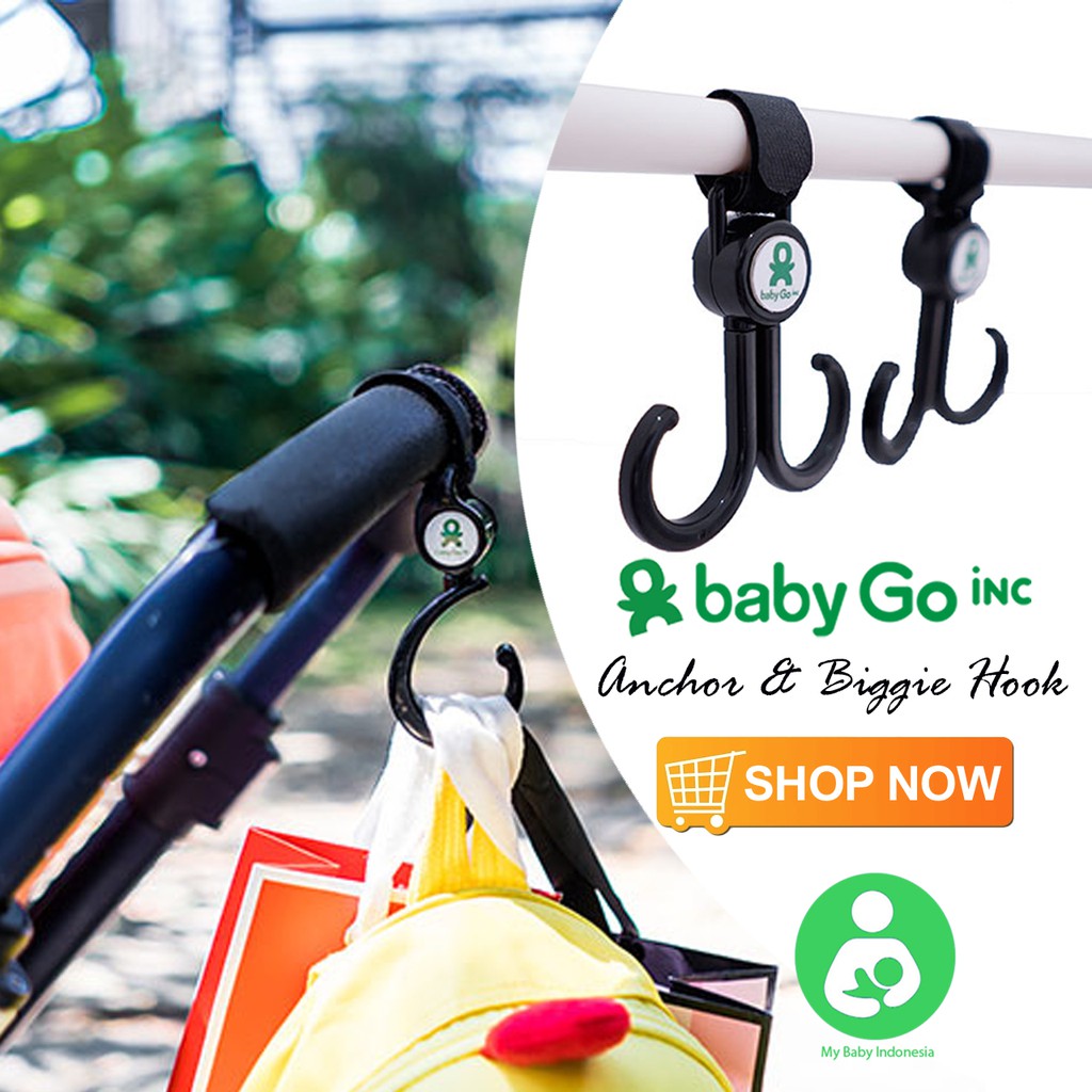 Jual BabyGo Inc BabyGoinc Anchor Biggie Stroller Hooks Baby go