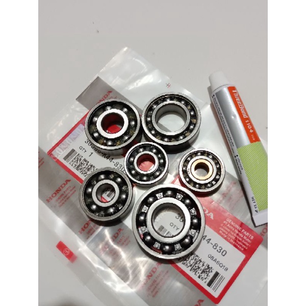 Jual BEARING LAHER RASIO+LEM GASKET KOMPLIT K44 HONDA BEAT FI/BEAT POP ...