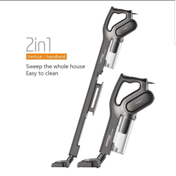 Jual Xiaomi Deerma DX700 Handheld Vacuum Cleaner 2 in 1 ORIGINAL grey