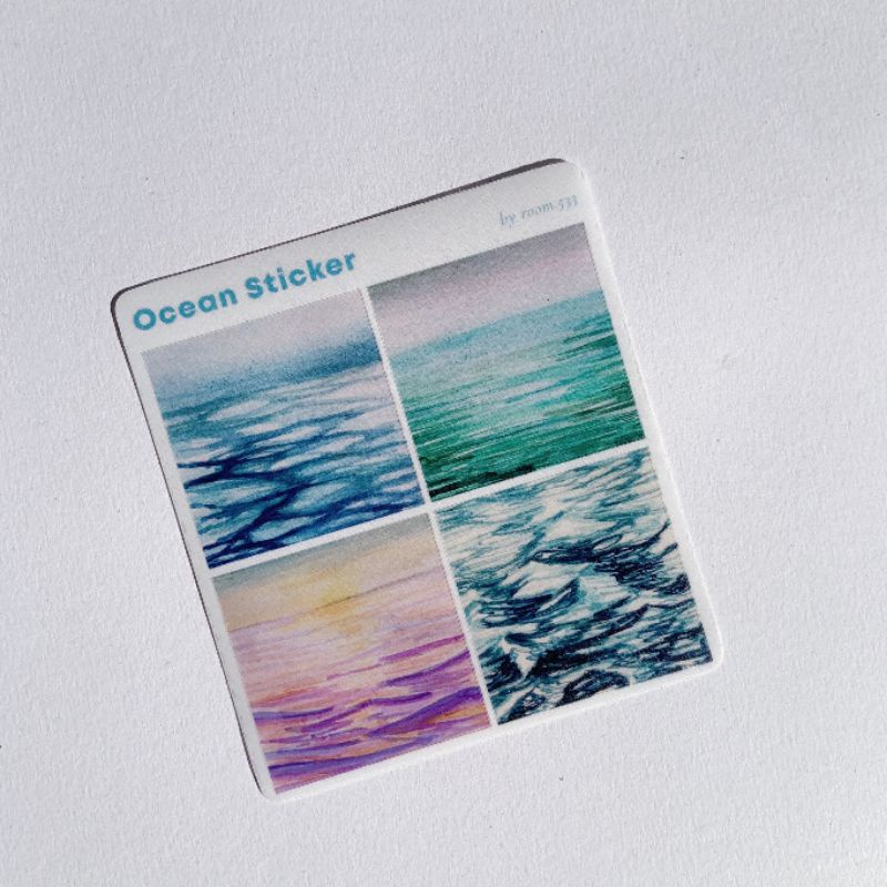 Jual [room.533] Ocean Sticker | Shopee Indonesia
