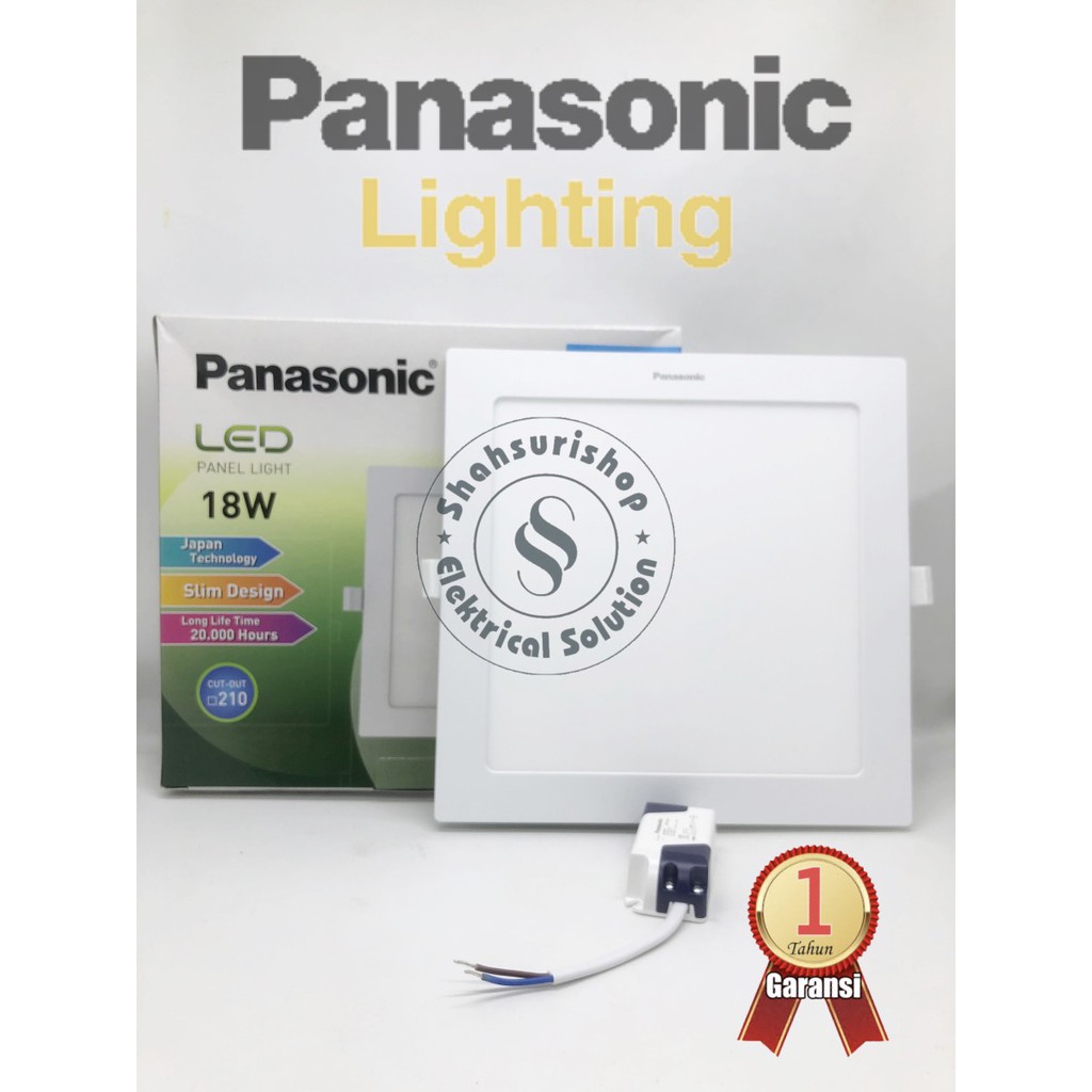 Jual PANASONIC LED PANEL 18 WATT 18W KOTAK LAMPU LED PANEL INBOW ...
