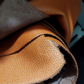 Jual Kulit Sapi asli Jenis Milled / Motif Jeruk Warna Tan Ukuran A5 ...