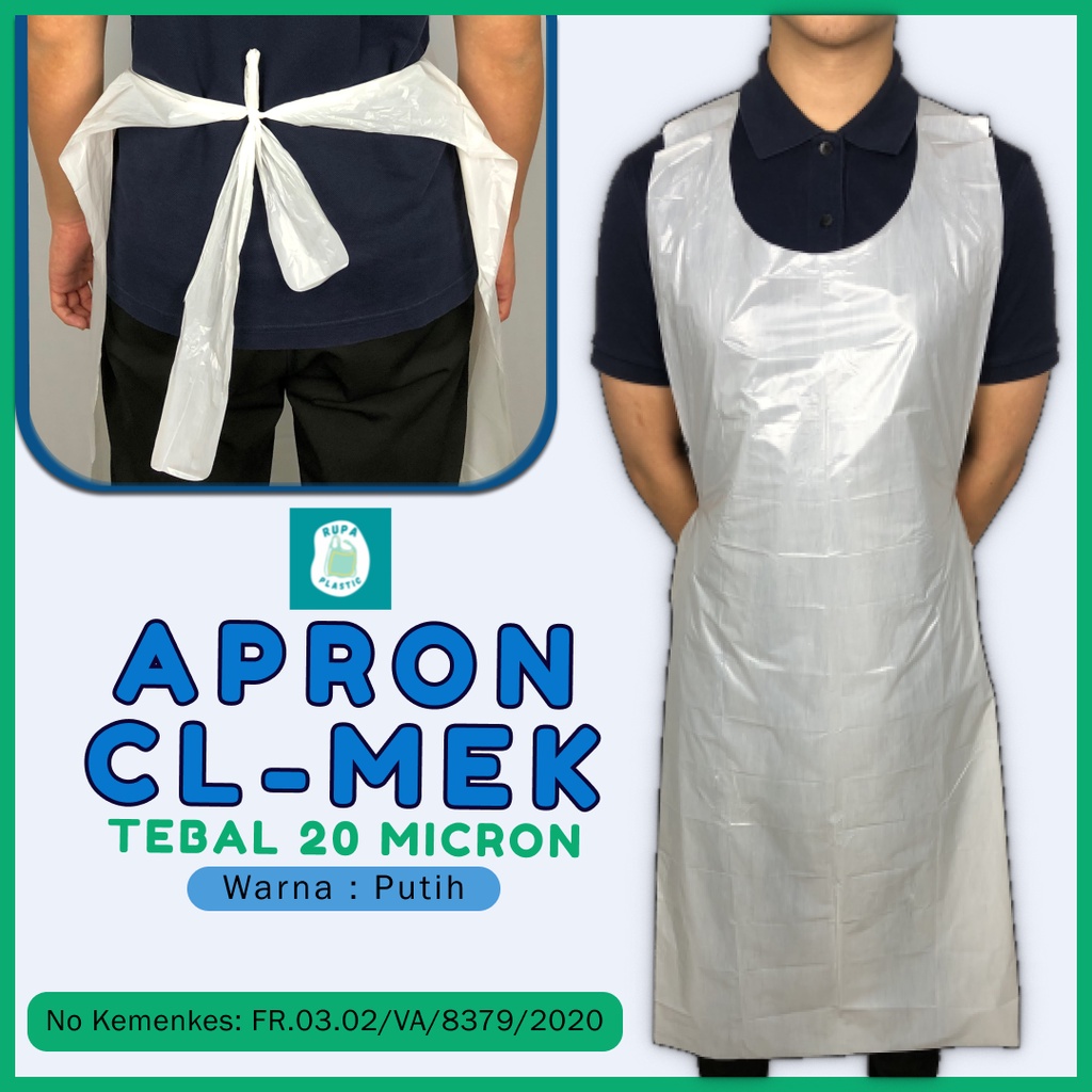 Jual Apron Celemek Plastik Ldpe Export Quality Single Use Shopee