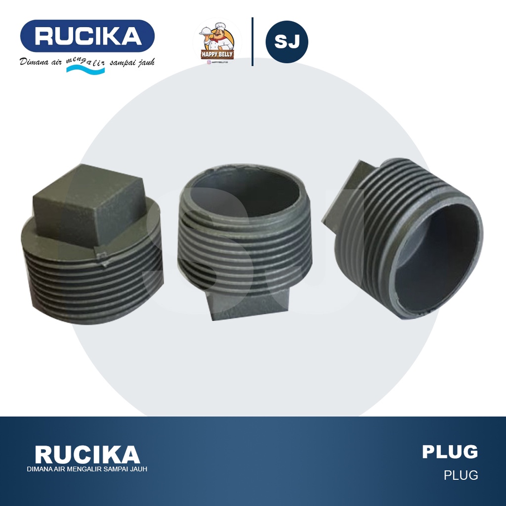 Jual Plug PVC Rucika AW (Tebal) 3/4