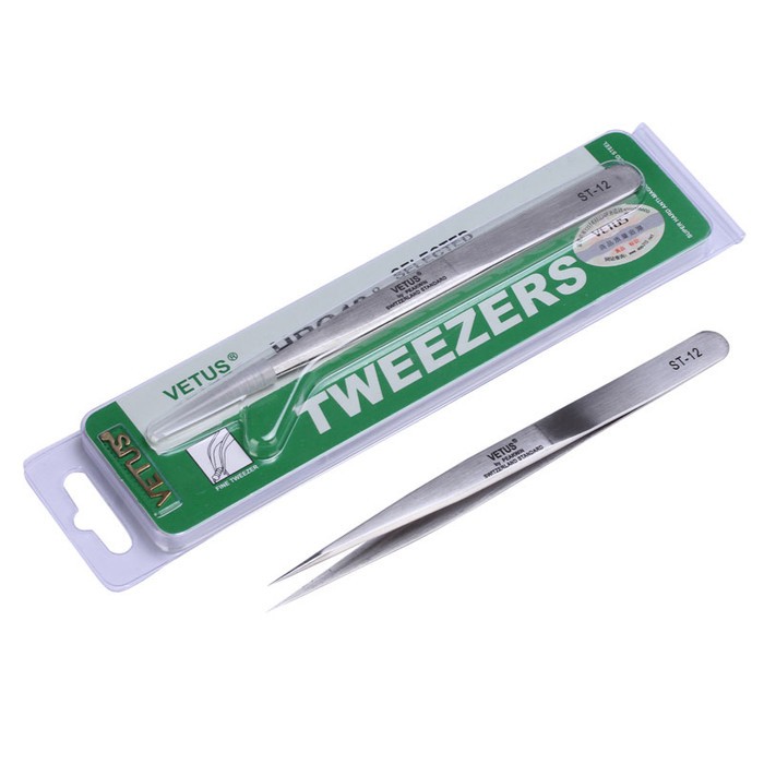 Jual Pinset Alat Bantu Kelet Cutting Sticker Tweezer Anti Magnet VETUS ...
