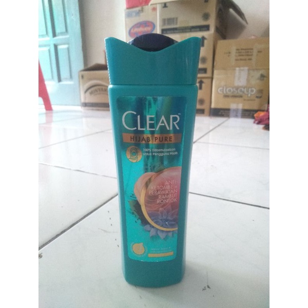 Jual Clear Hijab Pure shampo anti ketombe dan rambut rontok 160ml ...