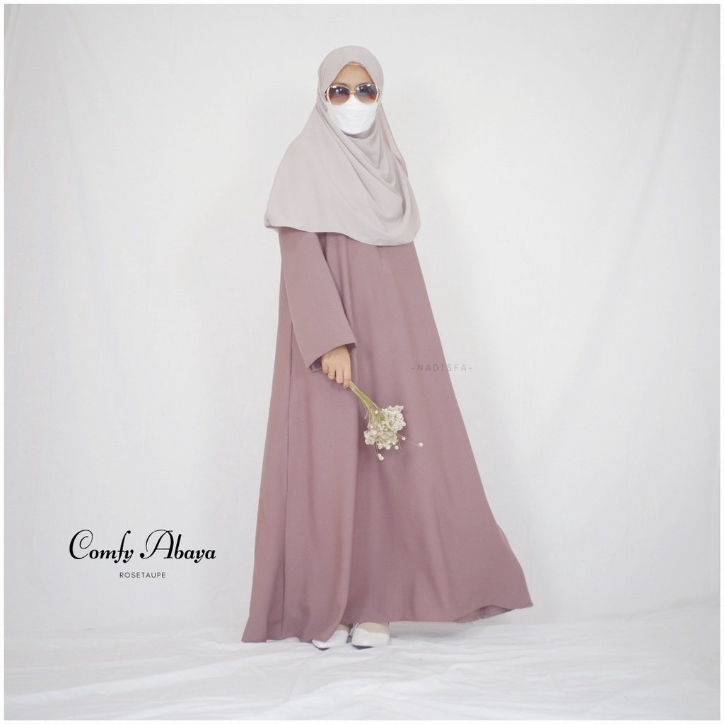 Jual Nadisfa Comfy Abaya Basic Xs S M Abaya Turki Abaya Basic