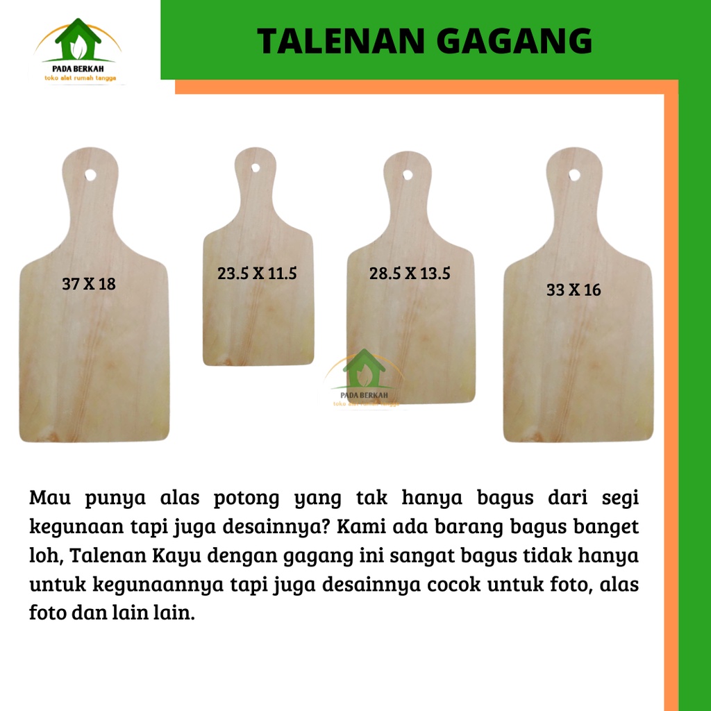 Jual Talenan Kayu Pinus Gagang Mini Terbaik Talenan Kayu Gagang Tatakan ...