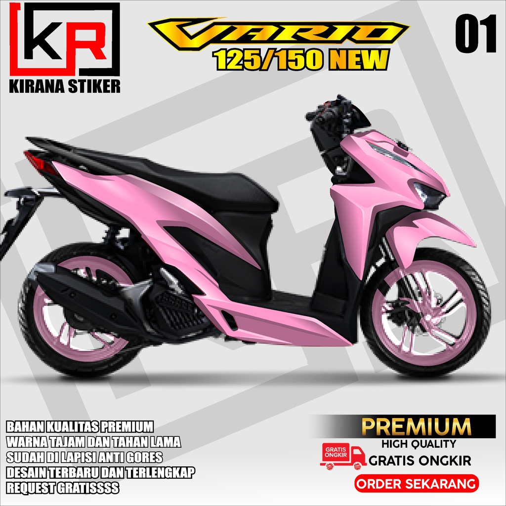 Jual (COD) TERBARU decal stiker full body vario new 125 dan 150 desain