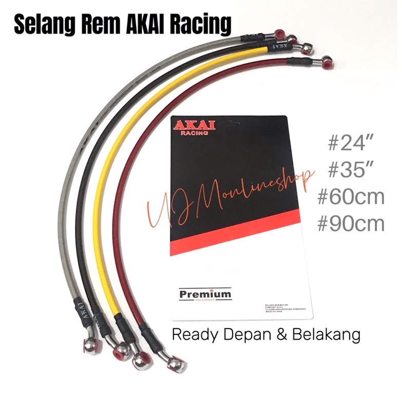 Jual Selang Rem Variasi AKAI Premium Original Ukuran Depan & Belakang ...