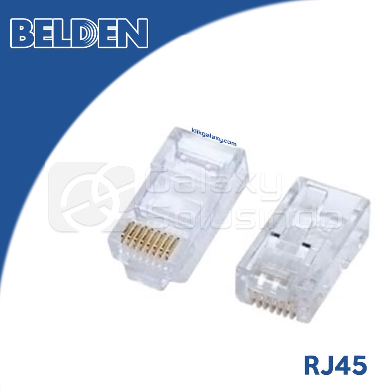 Jual BELDEN RJ 45 Connector Cat6 (50pcs) | Shopee Indonesia