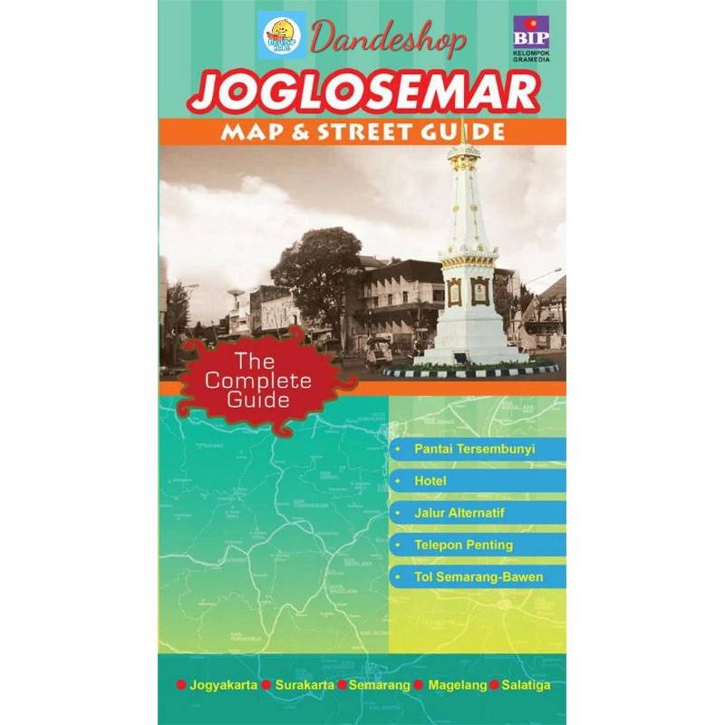 Jual Joglo Semar Map & Street Guide - Buku Panduan Wisata Jogjakarta ...