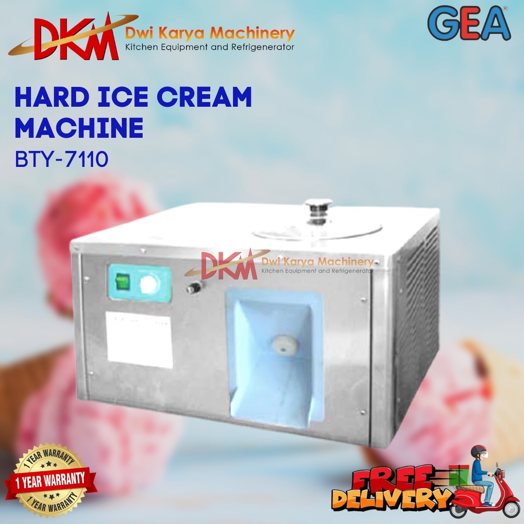 Jual Hard Ice Cream Machine Gea Bty 7110 Mesin Ice Cream Shopee