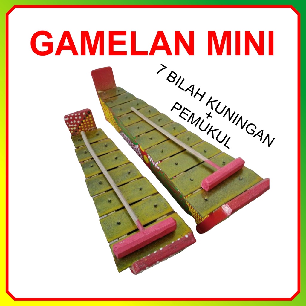 Jual Gamelan Mini Mainan Gamelan Anak 7 Nada Saron / Xylophone