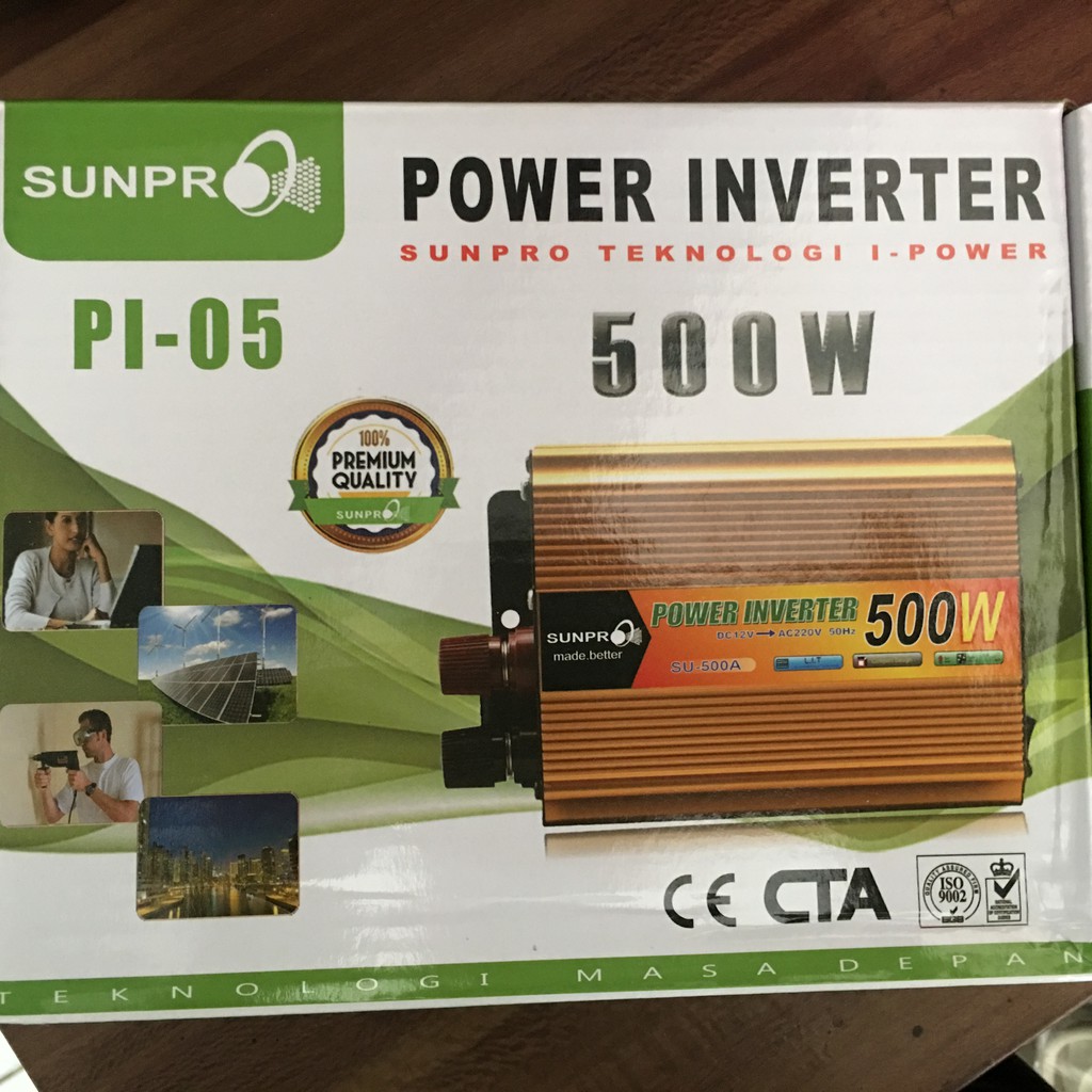 Jual POWER INVERTER DC Ke AC Aki Ke Listrik Serbaguna Daya Besaar 500W ...